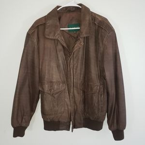 Hill & Archer leather coat Size 40